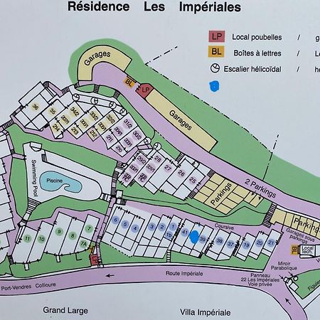 Superbe T3 Vue Sur Mer Parking Prive Classe 3 Etoiles Collioure Exterior photo
