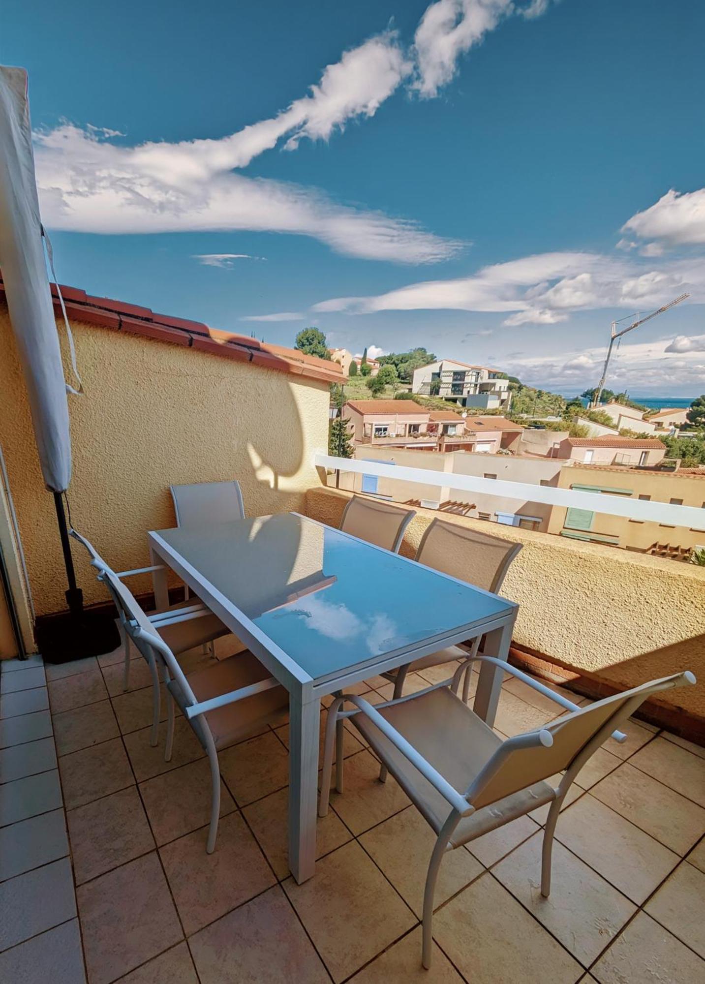 Superbe T3 Vue Sur Mer Parking Prive Classe 3 Etoiles Collioure Exterior photo