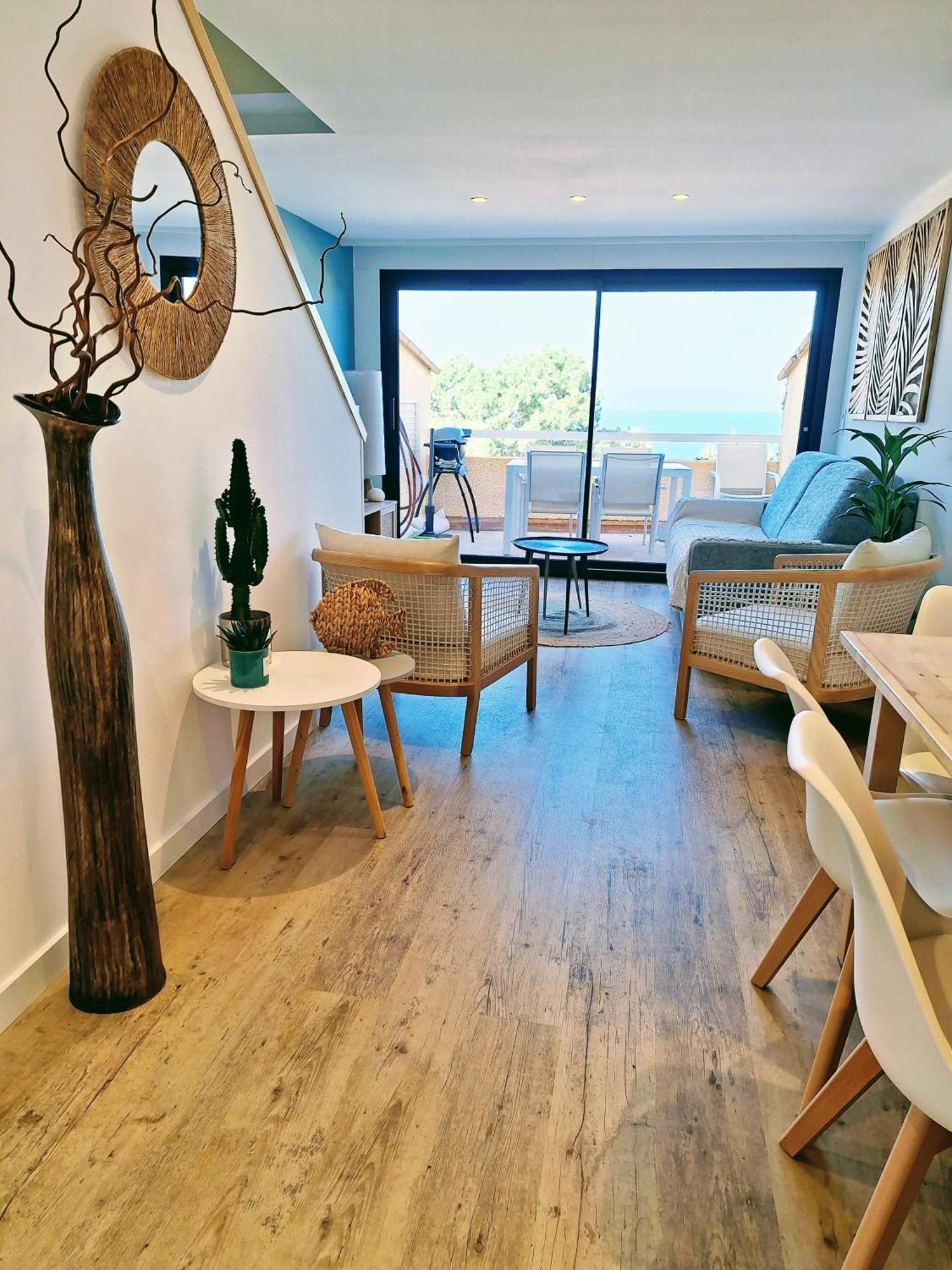 Superbe T3 Vue Sur Mer Parking Prive Classe 3 Etoiles Collioure Exterior photo